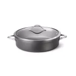 Calphalon Contemporary 7 Qt. Aluminum Nonstick Saute Pan with Glass Lid, Black thumbnail 2