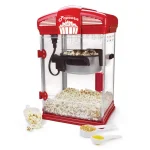 West Bend Red Hot Oil Movie Theater Style Popcorn Popper Machine, 4-Quart Capacity with Nonstick Kettle thumbnail 2