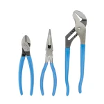 CHANNELLOCK GS-6 3-Piece Plier Set: Tongue & Groove, Long Nose, and XLT Diagonal Cutting Pliers thumbnail 1