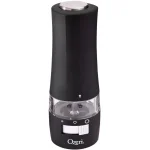 Ozeri Savore Soft Touch Electric Pepper Mill and Grinder, Adjustable Ceramic Mechanism, Black thumbnail 1