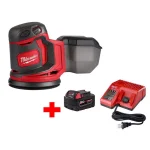 Milwaukee M18 18V Lithium-Ion Cordless 5 in. Random Orbit Sander Kit with 5.0 Ah Battery and Charger thumbnail 1