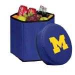 Picnic Time University of Michigan Michigan Wolverines 12 Qt. Navy Bongo Collapsible Soft-Side Cooler thumbnail 1