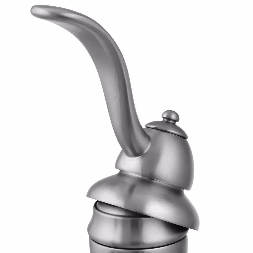 Pfister Marielle Single-Handle Mid-Arc Kitchen Faucet with Side Sprayer and Soap Dispenser, Stainless Steel