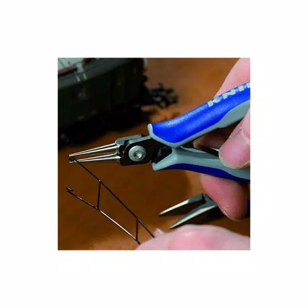 KNIPEX 5-1/4 in. Precision Electronics Pliers with Round Tips