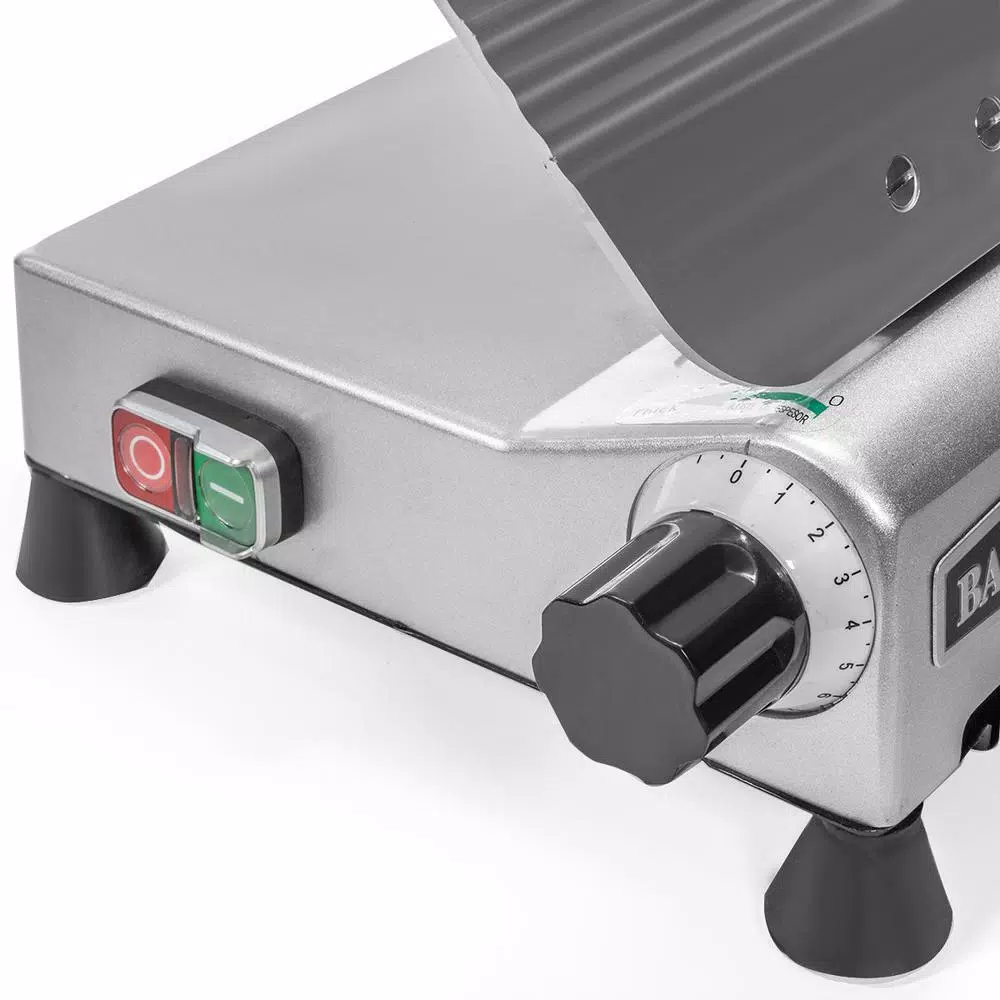 Barton 10 in. Commercial Meat Slicer, 240W Stainless Steel Electric Slicer