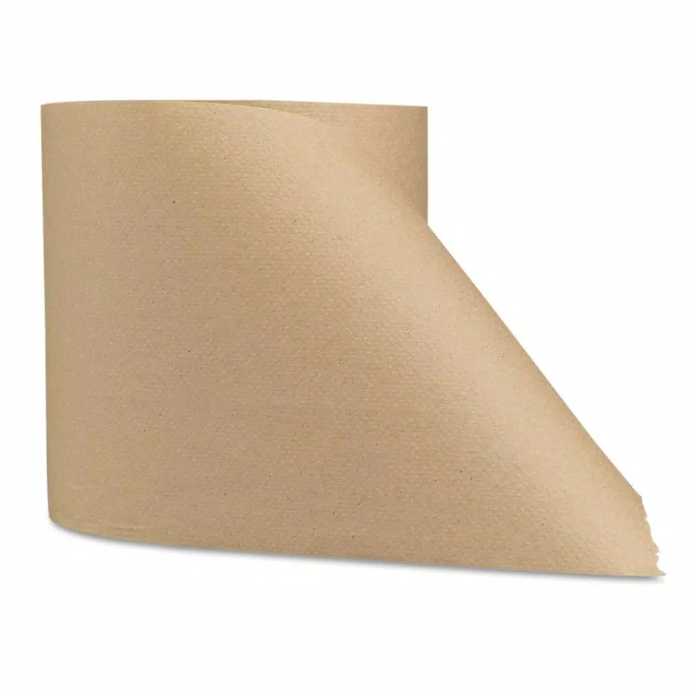 Boardwalk Green Universal Hardwound Roll Towels, Natural, 8 in. x 800 ft, 6 Rolls per Carton
