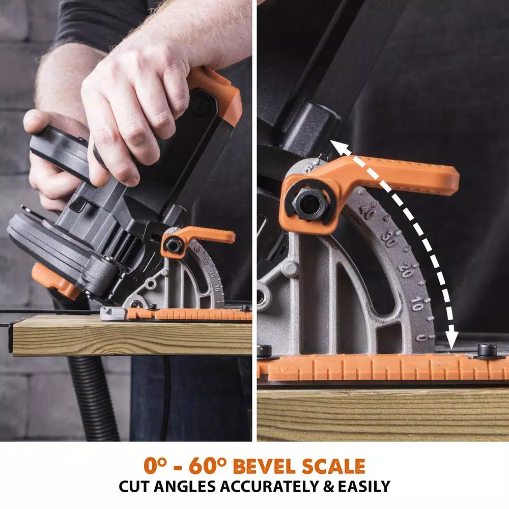 Evolution Power Tools Evolution R185CCS 15 Amp 7-1/4 in. Multi-Material Circular Saw with LED Light and Electric Brake