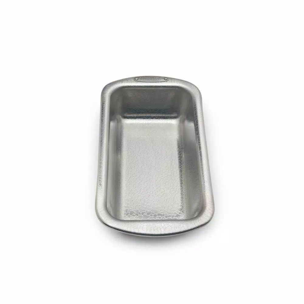 Doughmakers 8.5 x 4.5 in. Heavy Duty 16 Gauge Aluminum Loaf Pan with Patented Pebble Pattern