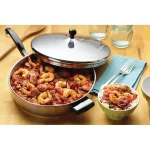 Farberware Classic Series 4.5 qt. Stainless Steel Nonstick Saute Pan with Lid thumbnail 4