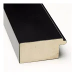 Amanti Art Nero 31.25 in. W x 25.25 in. H Rectangular Framed Bathroom Vanity Mirror, Satin Black thumbnail 3