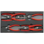 KNIPEX 6-Piece Snap Ring Pliers Set with Foam Tray thumbnail 4