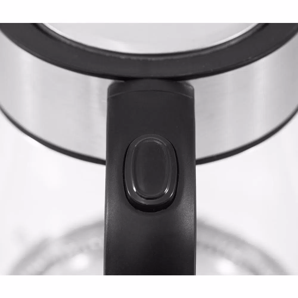 Elite Platinum 1.7L Stainless Steel and Glass Cordless Electric Kettle