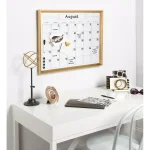 DesignOvation Calter Modern Framed Magnetic Dry Erase Monthly Calendar Wall Organizer thumbnail 5