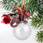 Design Toscano Pensive Percher Dragon 2018 Collectible Holiday Ornament thumbnail 6