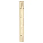 Everbilt 3-1/2 in. x 5/8 in. Radius Satin Brass Steel Butt Door Hinge, 24-Pack thumbnail 4
