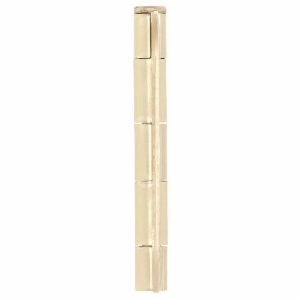Everbilt 3-1/2 in. x 5/8 in. Radius Satin Brass Steel Butt Door Hinge, 24-Pack