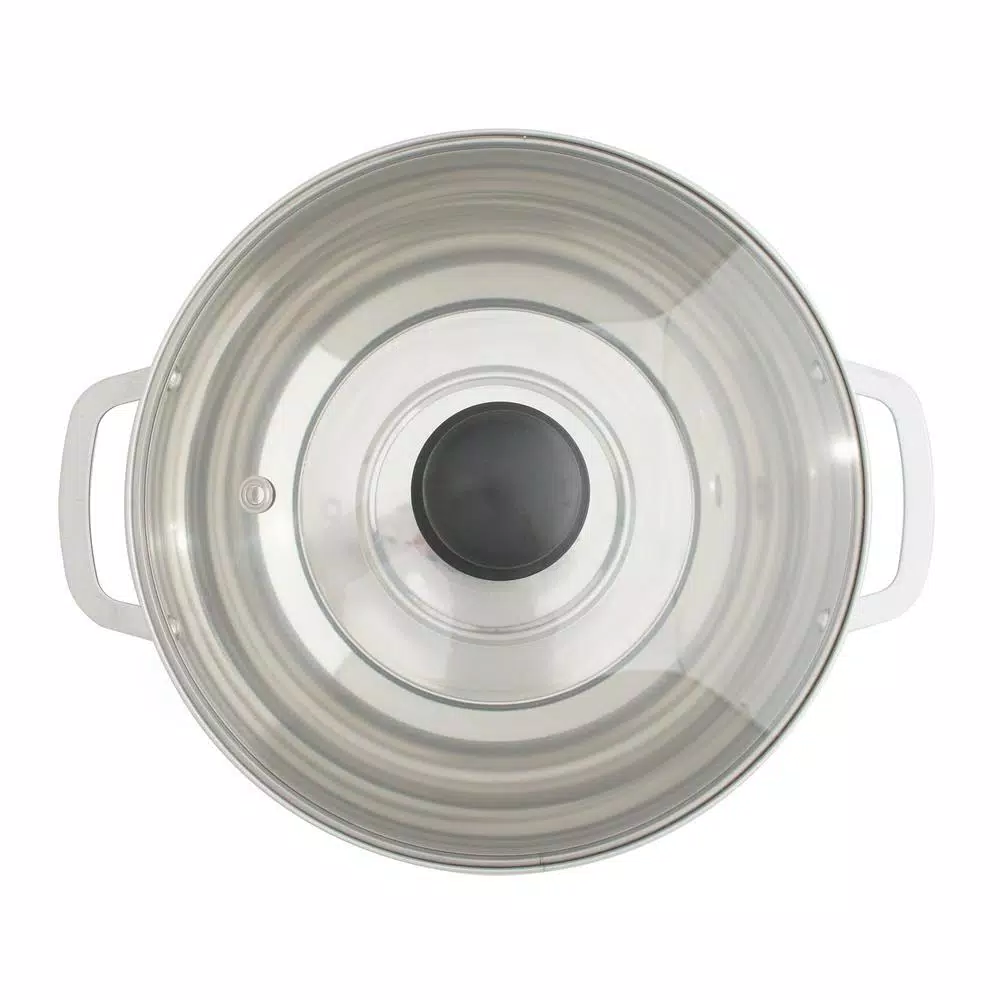 SPT 1650W Single Burner Induction Cooktop with 3.5L Stainless Steel Pot and Glass Lid, Black & Silver