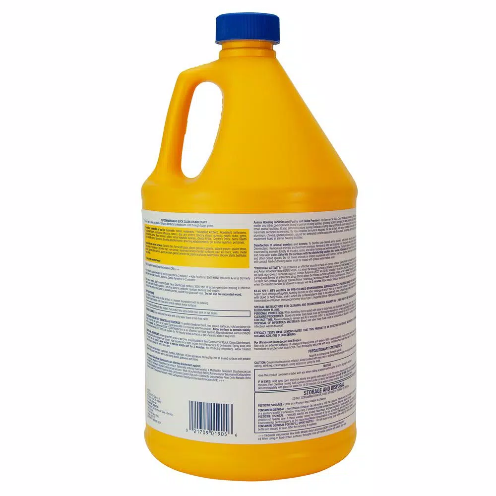 ZEP Quick Clean Disinfectant, All-Purpose Cleaner and Virucide, 1 Quart