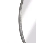 Martin Svensson Home Contemporary Round Pewter Metal Frame Accent Mirror, 36 in. x 36 in. thumbnail 5