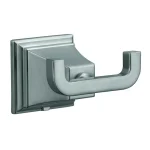 Design House Torino Double Robe Hook in Satin Nickel thumbnail 1