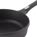BergHOFF GEM 4.6 qt. Cast Aluminum Nonstick Saute Pan with Glass Lid, Black thumbnail 3