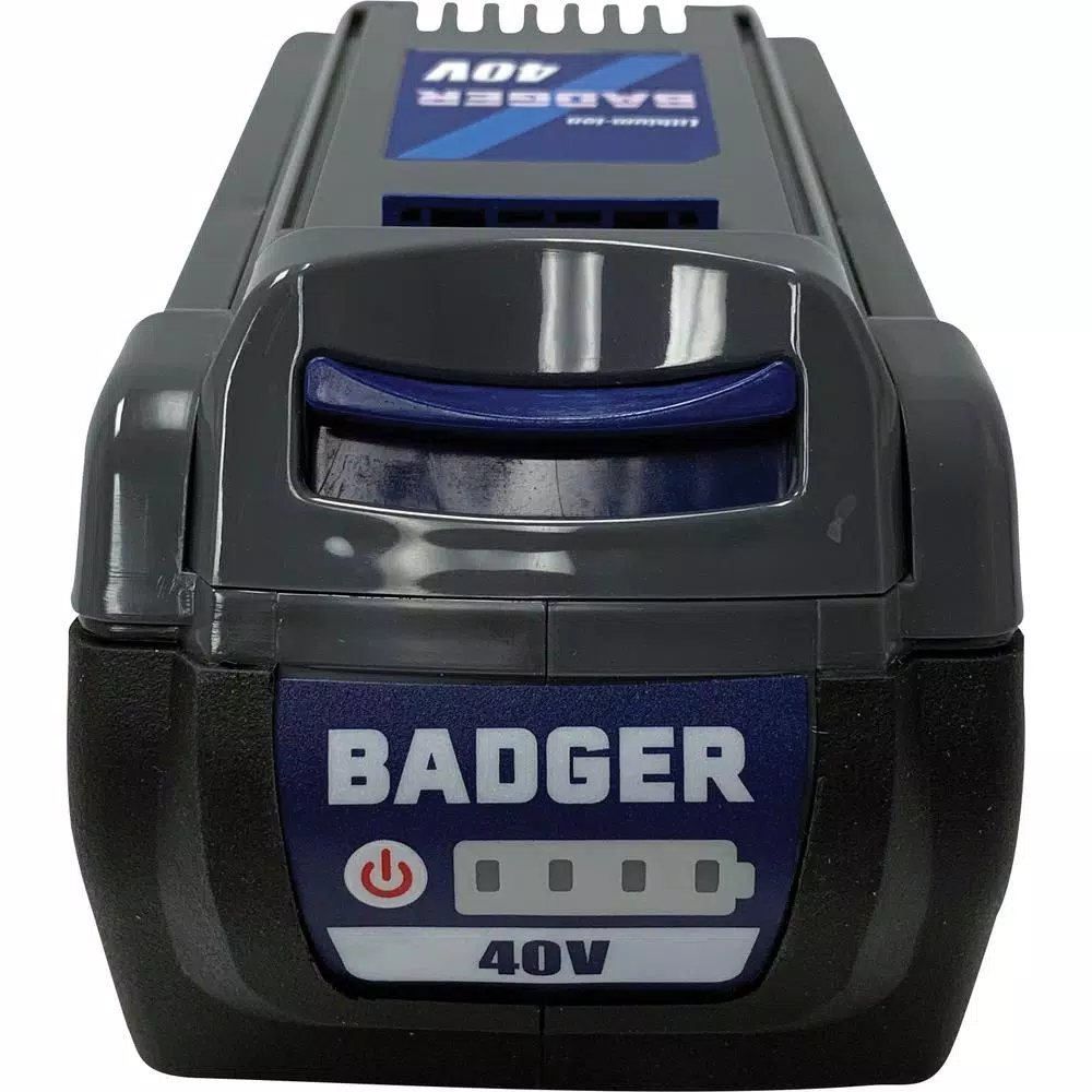 BADGER 40V Cordless Brushless Axial Blower with 4.0 Ah Battery and Charger, 500 CFM, 150 MPH