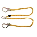 Werner SoftCoil 6 ft. Twin Leg Lanyard with Energy Absorbing Inner Core and Rebar Hooks thumbnail 5