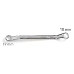 TEKTON 17 mm x 19 mm 45° Offset Double Box End Wrench, Chrome Vanadium Steel thumbnail 2