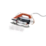 RELIABLE Velocity 160IR 1-Temp Home Steam Iron, 1800W, White & Orange thumbnail 2