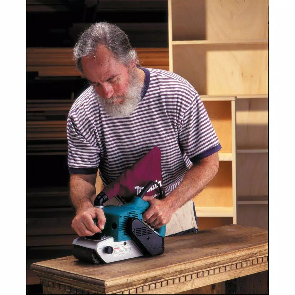Makita 11 Amp 4 in. x 24 in. Corded Belt Sander with Dust Bag
