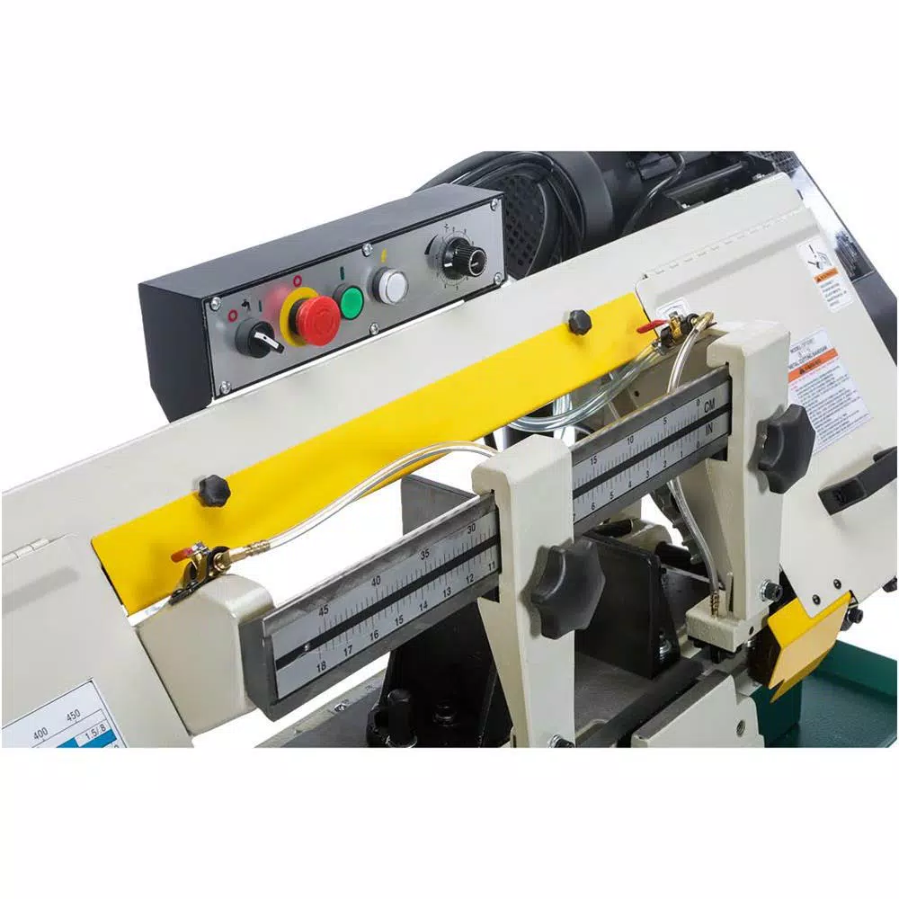 Grizzly Industrial Horizontal Metal-Cutting Bandsaw, 1-1/2 HP, 220V, 9 in. x 16 in. Capacity