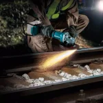Makita 9 in. 36V X2 LXT Brushless Cordless Angle Grinder with AWS & Electric Brake thumbnail 4