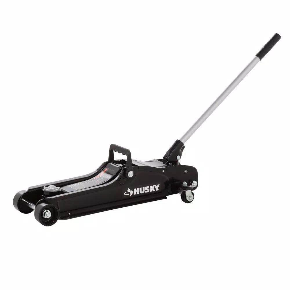 Husky 2-1/2 Ton Low Profile Floor Jack with Quick Lift, 5,000 lb. Capacity
