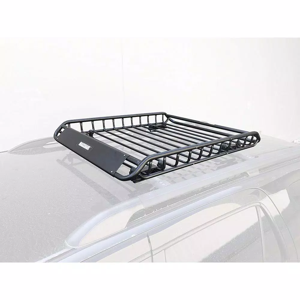 MaxxHaul 46" x 36" Universal Steel Roof Rack Cargo Basket, 150 lb Capacity