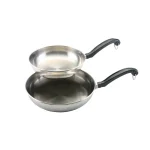 Farberware Classic Series 2-Piece Stainless Steel Stovetop Skillet Set thumbnail 1