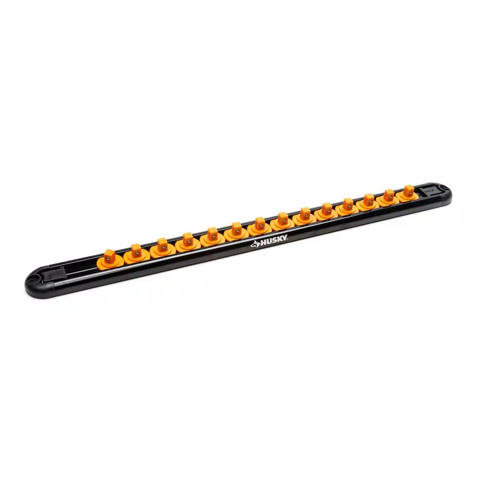 Husky 1/4 in. Swivel Magnetic Socket Rail for Socket Organization