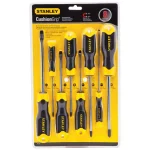 Stanley 91-541 8-Piece Screwdriver Set with Soft-Grip Handles and Magnetic Tips thumbnail 2