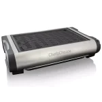 Chef'sChoice 1500W Indoor Electric Countertop Grill with Removable Nonstick Cast Aluminum Plate and Drip Tray, Silver thumbnail 2