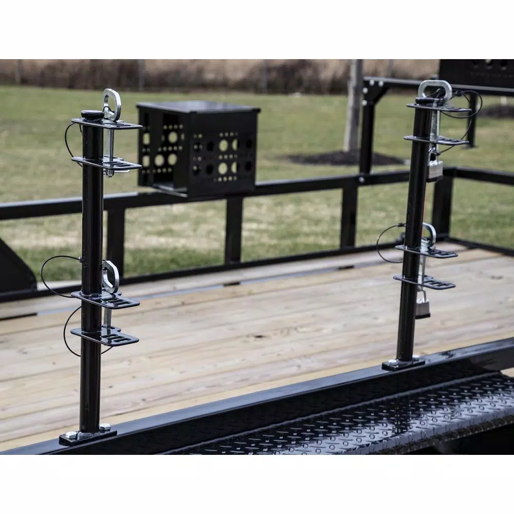 Buyers Products Company Buyers Products Lockable 2-Place Trimmer Rack for Open Trailers