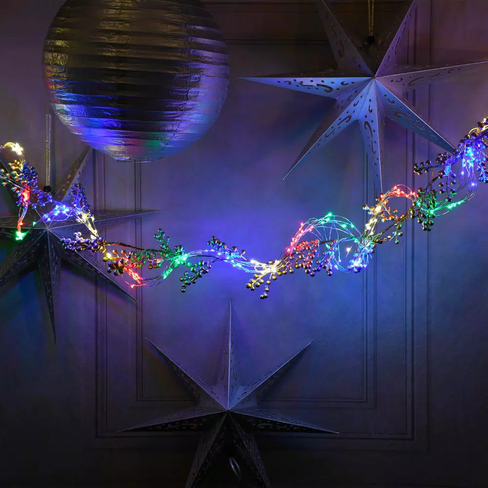 LUMABASE 300-LED Multi-Color Micro Dot Fairy String Lights, Multi-Strand Waterproof Wire