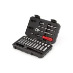 TEKTON 29-Piece 1/4 in. Drive 6-Point Socket and Ratchet Set, SAE thumbnail 2