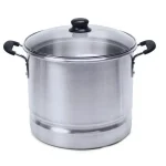 IMUSA 24 Qt. Aluminum Stovetop Steamer with Tempered Glass Lid thumbnail 1