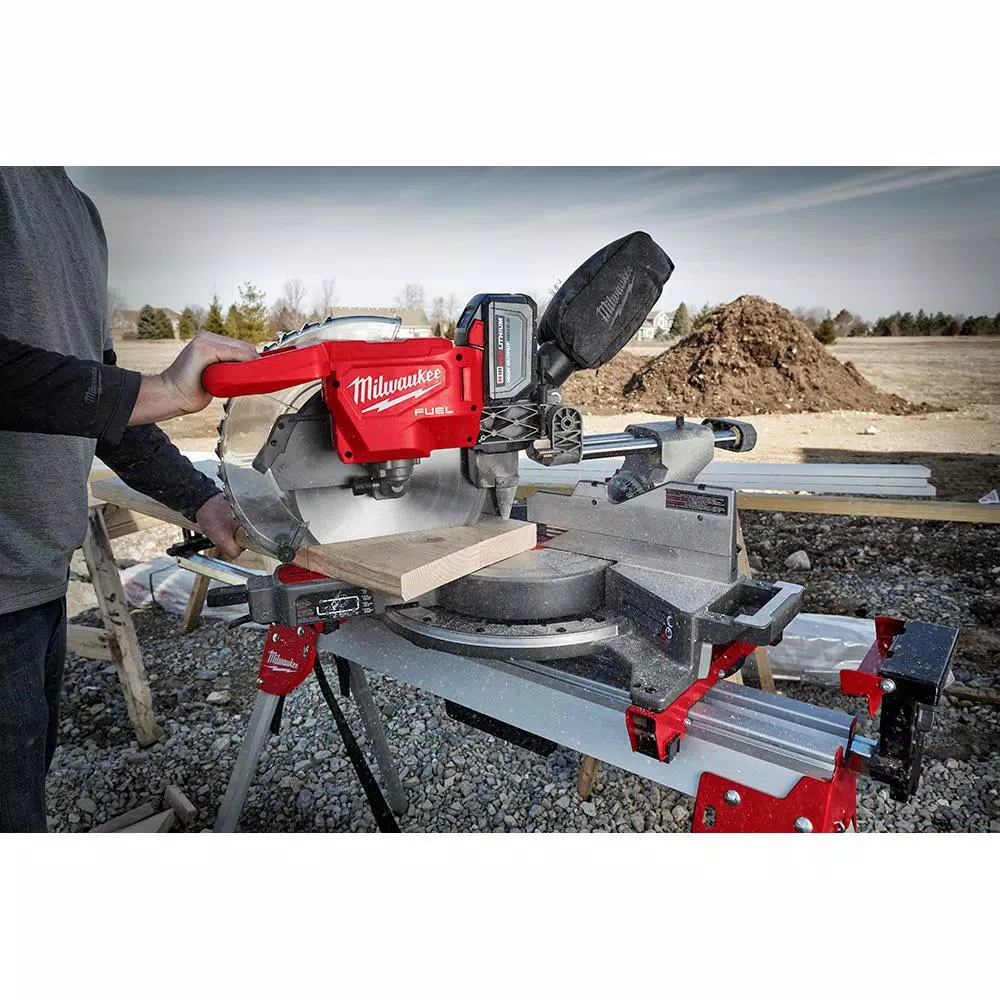 Milwaukee M18 FUEL 12 in. Dual Bevel Sliding Compound Miter Saw & 8-1/4 in. Table Saw Combo Kit