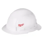Milwaukee BOLT White Type 1 Class E Full Brim Hard Hat with Small Logo thumbnail 1