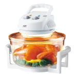 SPT 1300W White Countertop Convection Oven with Built-in Timer and Extender Ring thumbnail 7