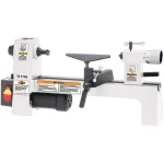 Shop Fox 8 in. x 13 in. 110-Volt 1/3 HP Bench-Top Wood Lathe with Variable Speed Control thumbnail 1
