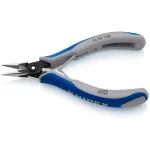 KNIPEX 5-1/4 in. Precision Electronics Gripping Pliers with Half-Round Cross Hatched Jaws thumbnail 2