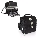 ONIVA Pranzo Pittsburgh Steelers Insulated Lunch Bag - Black thumbnail 2