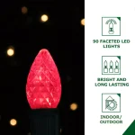 Fraser Hill Farm 3 ft. LED Red and White Candy Cane Novelty Outdoor Christmas Light thumbnail 3