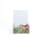 Mind Reader Clear Acrylic 6-Compartment Tea Bag Organizer and Pantry Storage Container with Lid thumbnail 5